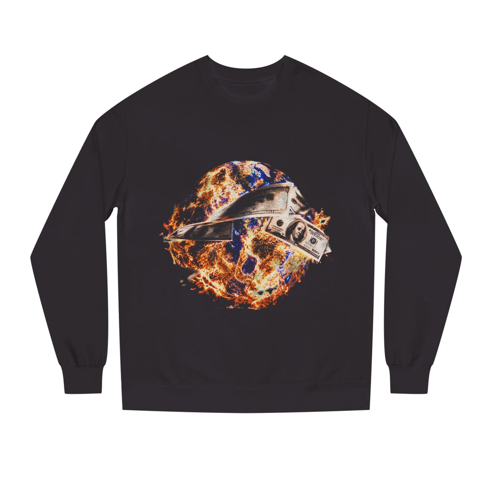 Gramz World Flames Crewneck - Black