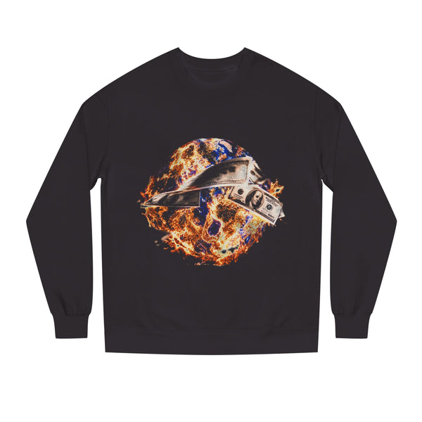 Gramz World Flames Crewneck - Black